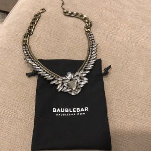 Gold statement necklace